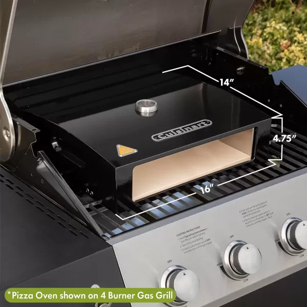 imageCuisinart CPO700 Grill Top Pizza Oven Kit