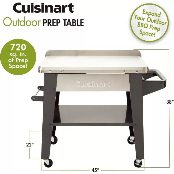imageCuisinart CPT194 Outdoor Stainless Steel Grill Prep Table