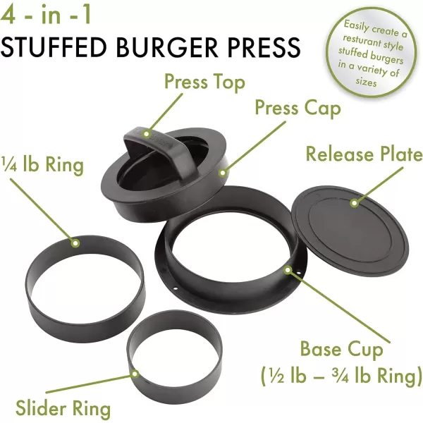imageCuisinart CSBP200 Stuffed 4in1 Burger Press