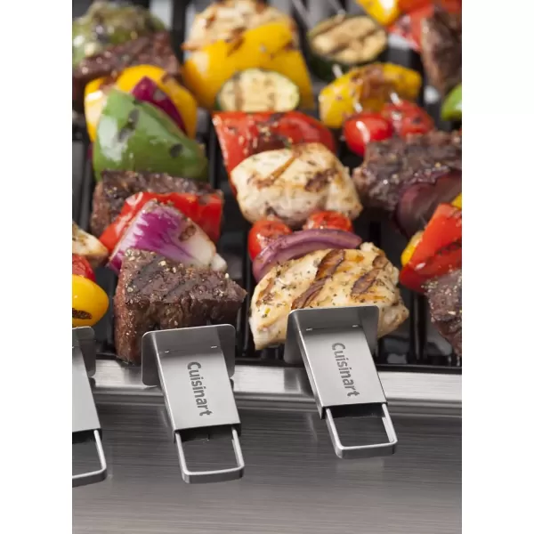 imageCuisinart CSKS048 Sliding Skewer Pack Silver Set of 4Set of 4