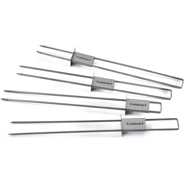 imageCuisinart CSKS048 Sliding Skewer Pack Silver Set of 4Set of 4