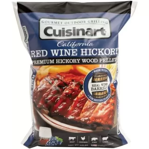 imageCuisinart CWPL203 Hickory Smoke Pellets California Red Wine 20 lb BagHickory Pellets  California Red Wine