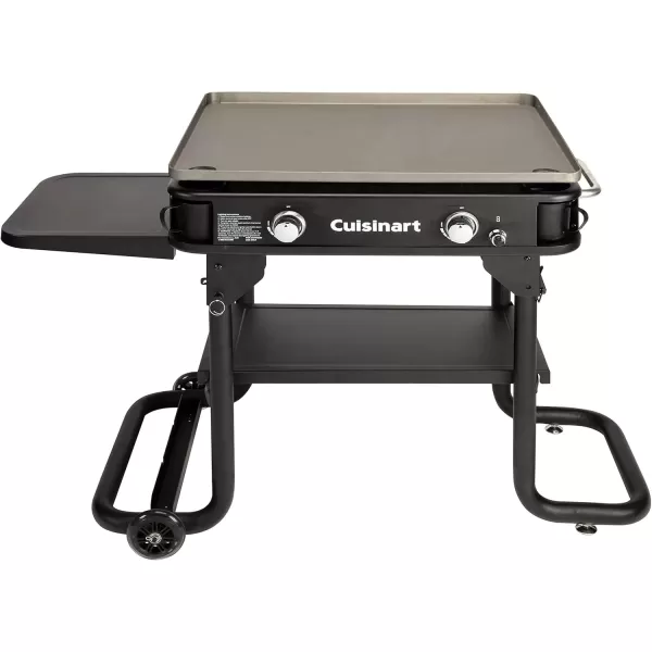imageCuisinart Flat Top Professional Quality Propane CGG0028 28quot Two Burner Gas GriddleTwo Burner Gas Griddle