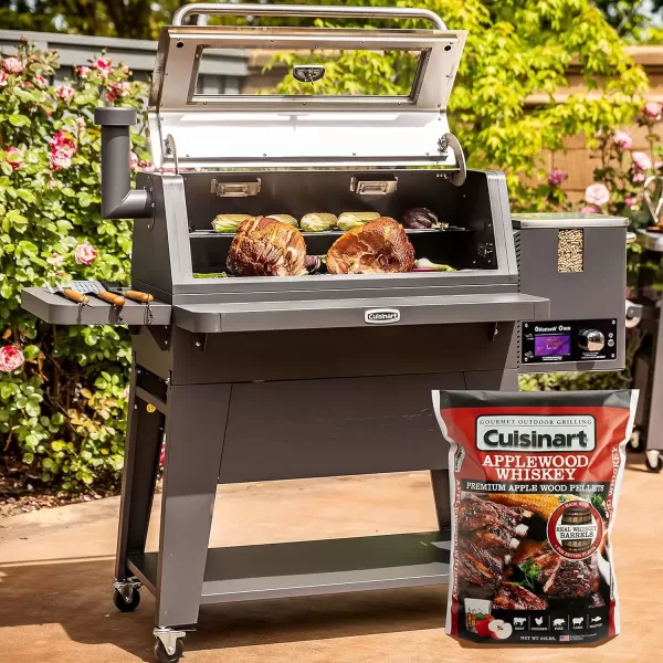 imageCuisinart Premium Applewood Whiskey BBQ Smoking Pellets  20 lb BagPremium Applewood Whiskey