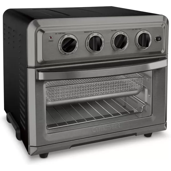 imageAir Fryer  Convection Toaster Oven by Cuisinart 71 Oven with Bake Grill Broil ampamp Warm Options Stainless Steel TOA60Black
