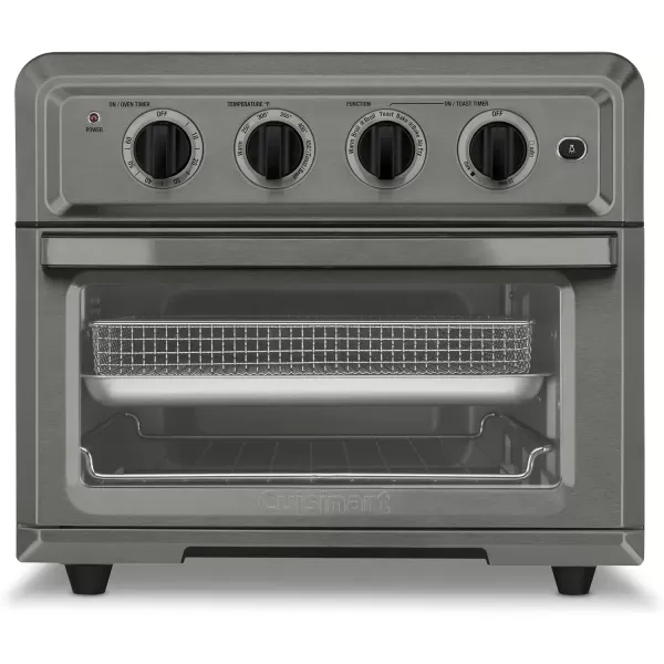 imageAir Fryer  Convection Toaster Oven by Cuisinart 71 Oven with Bake Grill Broil ampamp Warm Options Stainless Steel TOA60Black