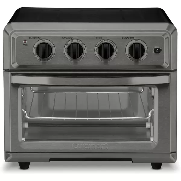 imageAir Fryer  Convection Toaster Oven by Cuisinart 71 Oven with Bake Grill Broil ampamp Warm Options Stainless Steel TOA60Black