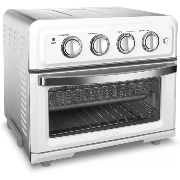 imageAir Fryer  Convection Toaster Oven by Cuisinart 71 Oven with Bake Grill Broil ampamp Warm Options Stainless Steel TOA60White