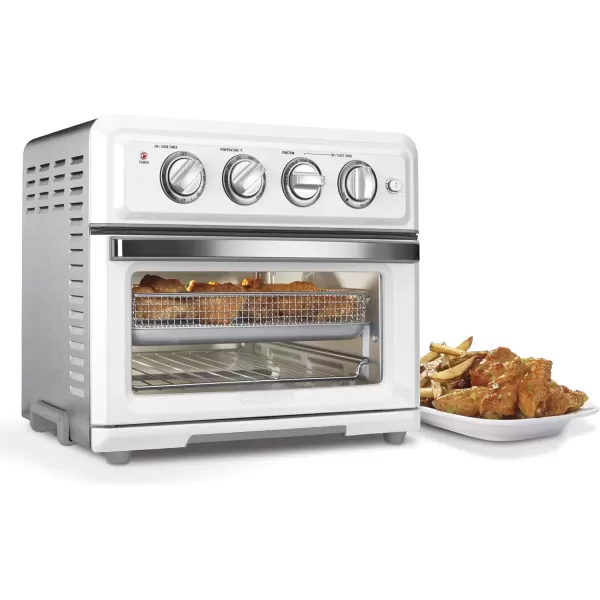 imageAir Fryer  Convection Toaster Oven by Cuisinart 71 Oven with Bake Grill Broil ampamp Warm Options Stainless Steel TOA60White