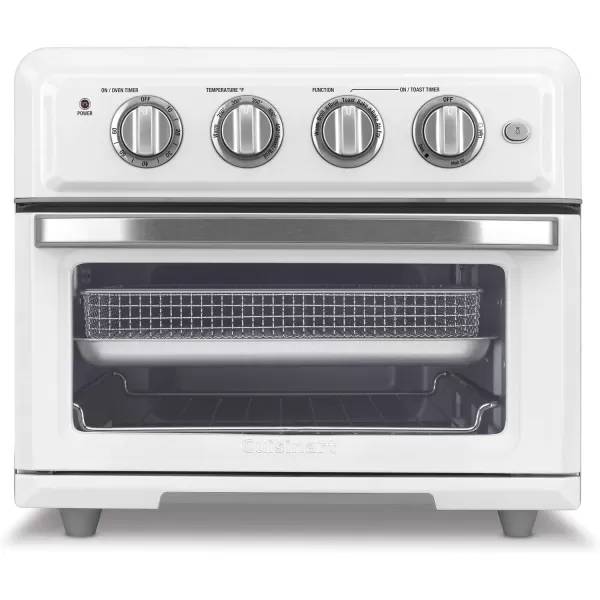 imageAir Fryer  Convection Toaster Oven by Cuisinart 71 Oven with Bake Grill Broil ampamp Warm Options Stainless Steel TOA60White