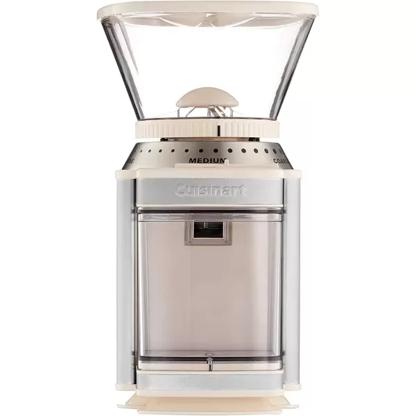 imageCUISINART Coffee Grinder Electric Burr OneTouch Automatic Grinder with18Position Grind Selector Stainless Steel DBM8P1Cream