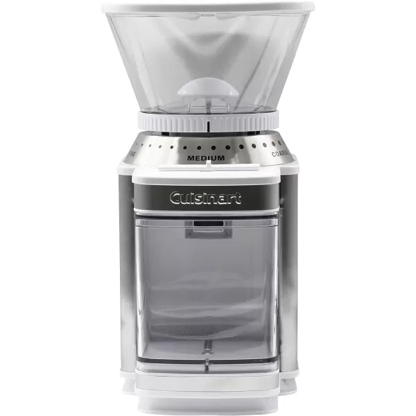 imageCUISINART Coffee Grinder Electric Burr OneTouch Automatic Grinder with18Position Grind Selector Stainless Steel DBM8P1White