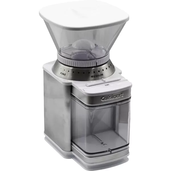 imageCUISINART Coffee Grinder Electric Burr OneTouch Automatic Grinder with18Position Grind Selector Stainless Steel DBM8P1White
