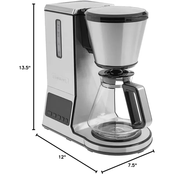 imageCuisinart  CPO850P1 Cuisinart CPO850 Coffee Brewer 8 Cup Stainless SteelPour Over Brewer with Glass Carafe