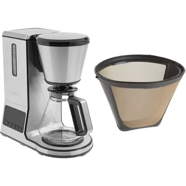 imageCuisinart  CPO850P1 Cuisinart CPO850 Coffee Brewer 8 Cup Stainless SteelPour Over Brewer with Glass Carafe