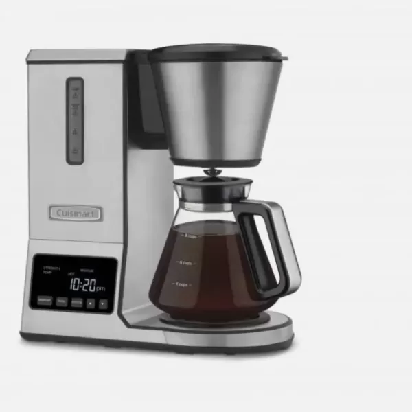 imageCuisinart  CPO850P1 Cuisinart CPO850 Coffee Brewer 8 Cup Stainless SteelPour Over Brewer with Glass Carafe