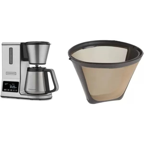 imageCuisinart  CPO850P1 Cuisinart CPO850 Coffee Brewer 8 Cup Stainless SteelPour Over Brewer with Thermal Carafe