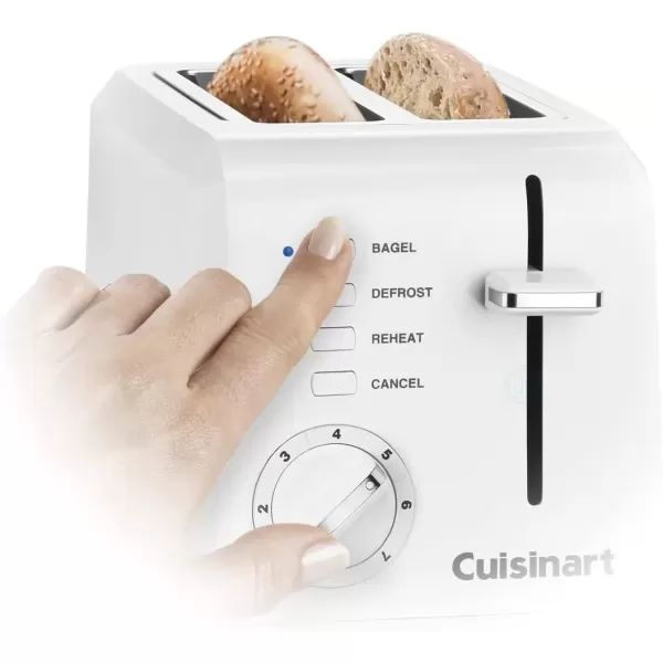 imageCuisinart 2Slice Toaster Compact White CPT122White