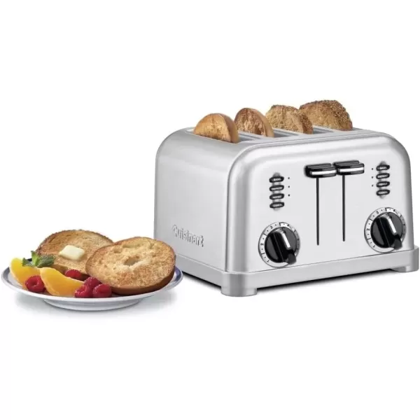imageCuisinart 4 Slice Toaster Oven Brushed Stainless CPT180P1