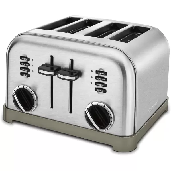 imageCuisinart 4 Slice Toaster Oven Brushed Stainless CPT180P1