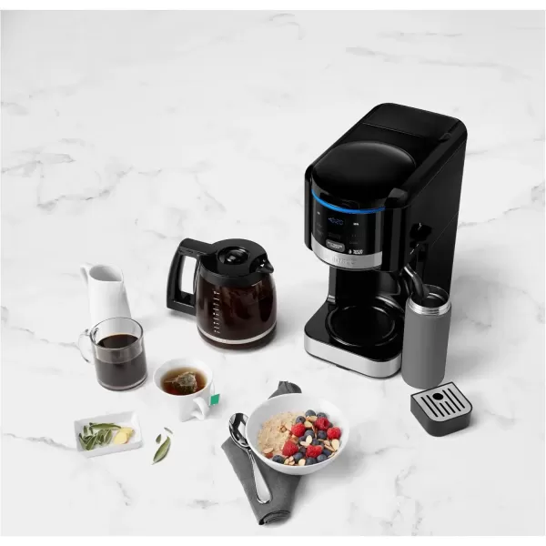 imageCuisinart CHW16 12Cup Programmable Coffeemaker ampamp Hot Water System New BlackNew Black