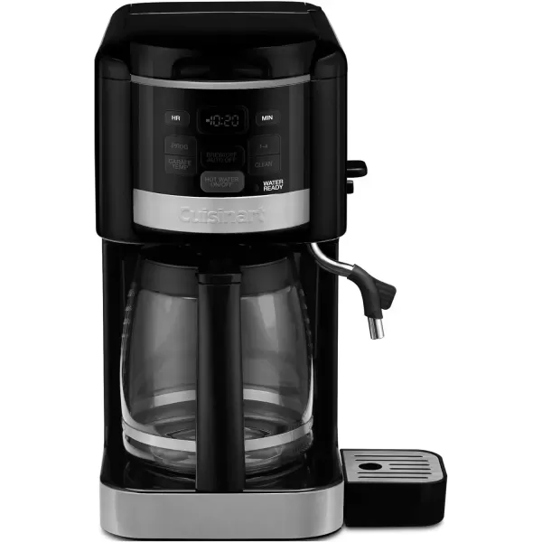 imageCuisinart CHW16 12Cup Programmable Coffeemaker ampamp Hot Water System New BlackNew Black