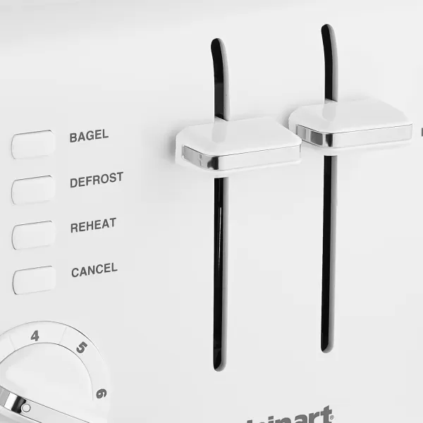 imageCuisinart CPT142P1 4Slice Compact Plastic Toaster White