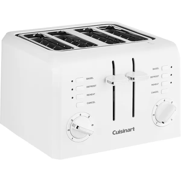 imageCuisinart CPT142P1 4Slice Compact Plastic Toaster White
