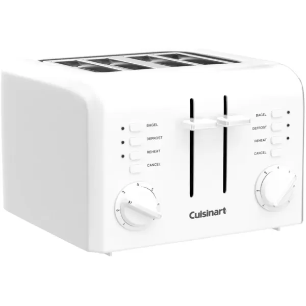imageCuisinart CPT142P1 4Slice Compact Plastic Toaster White