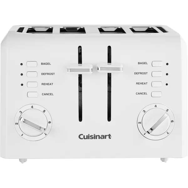 imageCuisinart CPT142P1 4Slice Compact Plastic Toaster White
