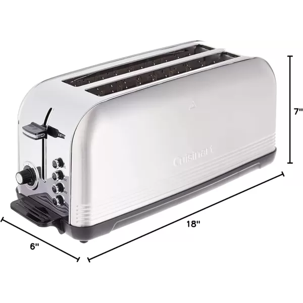imageCuisinart CPT2500 Long Slot Toaster Stainless Steel Silver 2slice long slot