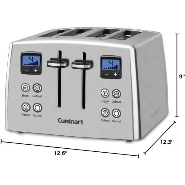 imageCuisinart CPT435P1 4Slice Countdown Motorized Toaster Stainless Steel4Slice