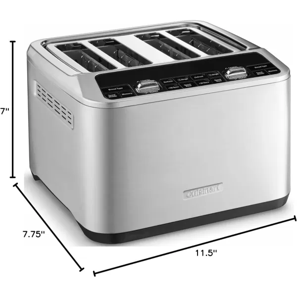 imageCuisinart CPT435P1 4Slice Countdown Motorized Toaster Stainless Steel4Slice