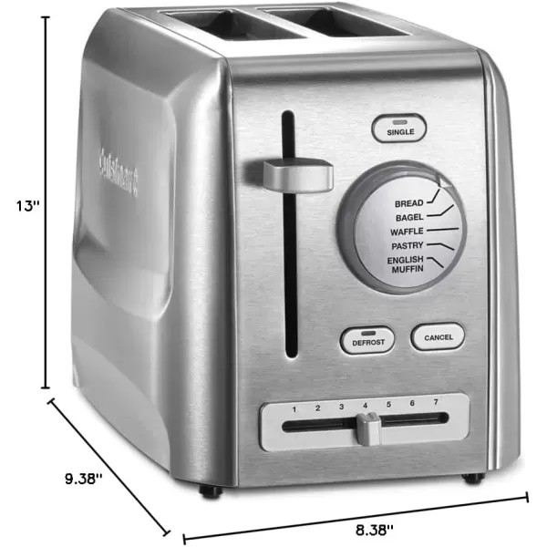 imageCuisinart CPT620 2Slice Custom Select Toaster Stainless Steel2 Slice Toaster