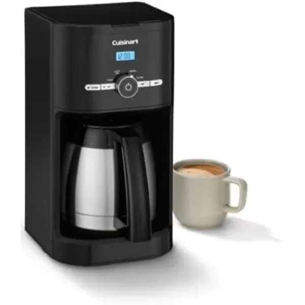 imageCuisinart DCC1120BK Classic 12Cup Programmable Coffeemaker BlackBlack Thermal