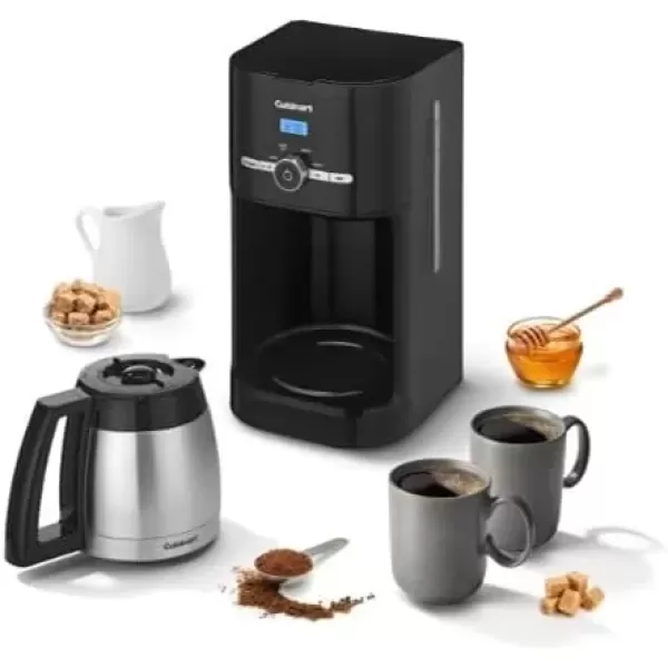 imageCuisinart DCC1120BK Classic 12Cup Programmable Coffeemaker BlackBlack Thermal
