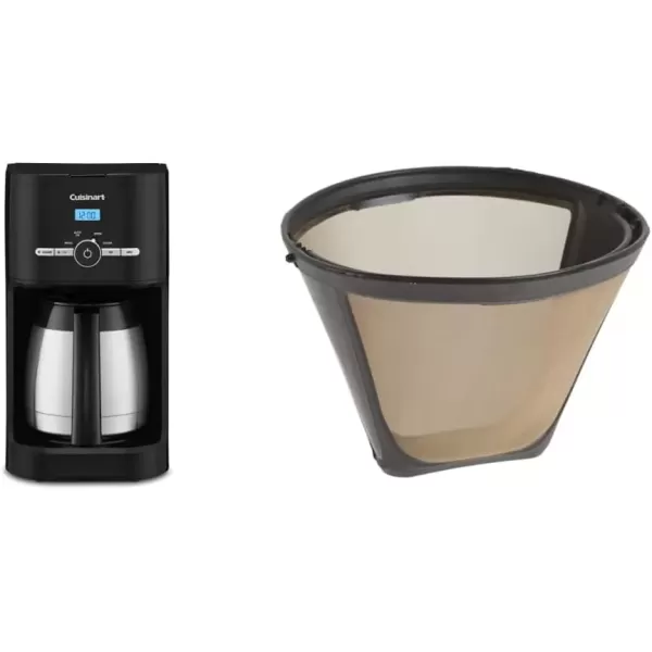 imageCuisinart DCC1120BK Classic 12Cup Programmable Coffeemaker BlackBlack Thermal