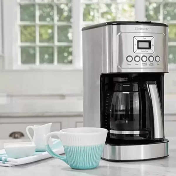 imageCuisinart DCC3200FR Perf Temp 14Cup Coffee Maker RenewedBlackSIlver