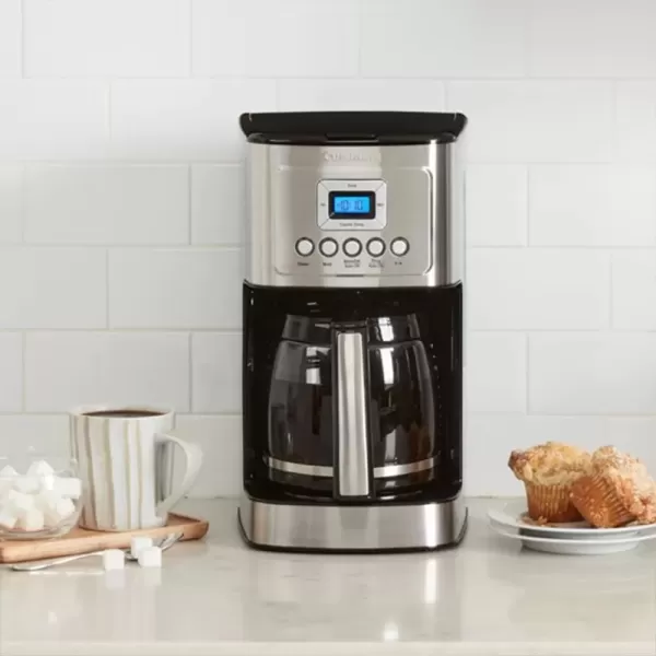 imageCuisinart DCC3200FR Perf Temp 14Cup Coffee Maker RenewedBlackSIlver