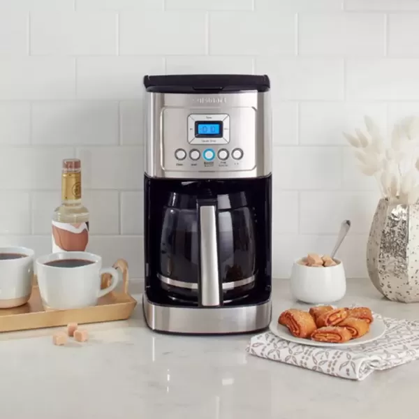 imageCuisinart DCC3200FR Perf Temp 14Cup Coffee Maker RenewedBlackSIlver