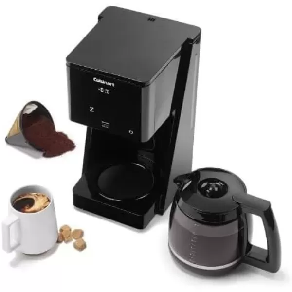 imageCuisinart DCCT20 14Cup Programmable Coffeemaker Touchscreen BlackCoffee Maker