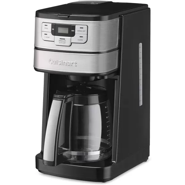 imageCuisinart DGB400 Automatic Grind and Brew 12Cup Coffeemaker with 14 Cup Setting and AutoShutoff BlackStainless SteelBlackStainless