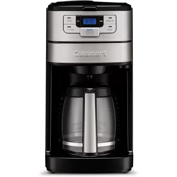 imageCuisinart DGB400 Automatic Grind and Brew 12Cup Coffeemaker with 14 Cup Setting and AutoShutoff BlackStainless SteelBlackStainless