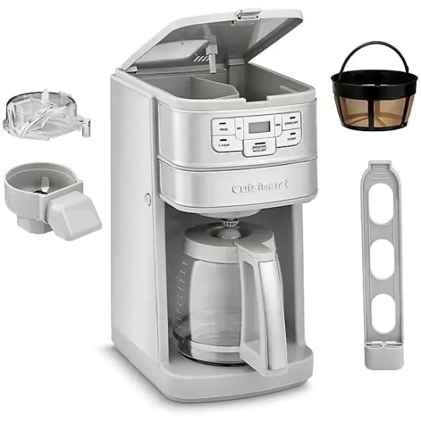 imageCuisinart DGB400 Automatic Grind and Brew 12Cup Coffeemaker with 14 Cup Setting and AutoShutoff BlackStainless SteelStainless Steel