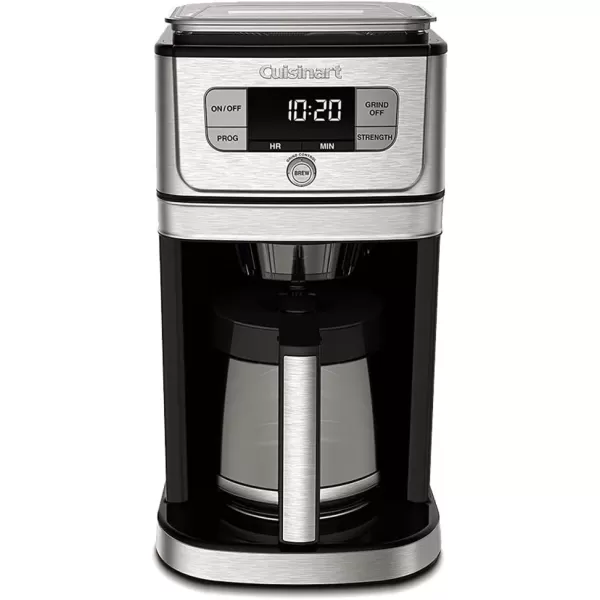 imageCuisinart DGB800 Fully Automatic Burr Grind ampamp Brew 12Cup Glass SilverStainless