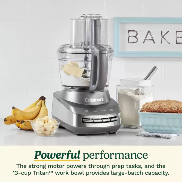 imageCuisinart FP110MB Core Custom 10Cup Multifunctional Food Processor Marine BlueAnchor Gray