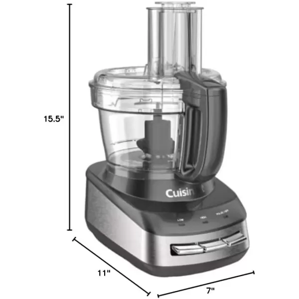 imageCuisinart FP110MB Core Custom 10Cup Multifunctional Food Processor Marine BlueAnchor Gray