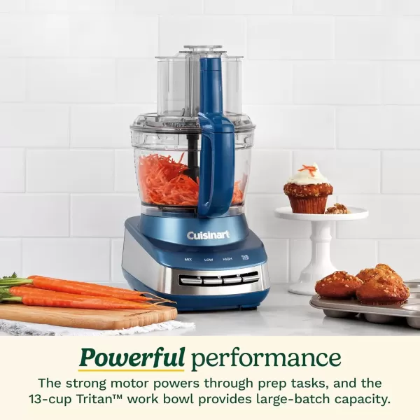 imageCuisinart FP110MB Core Custom 10Cup Multifunctional Food Processor Marine BlueMarine Blue