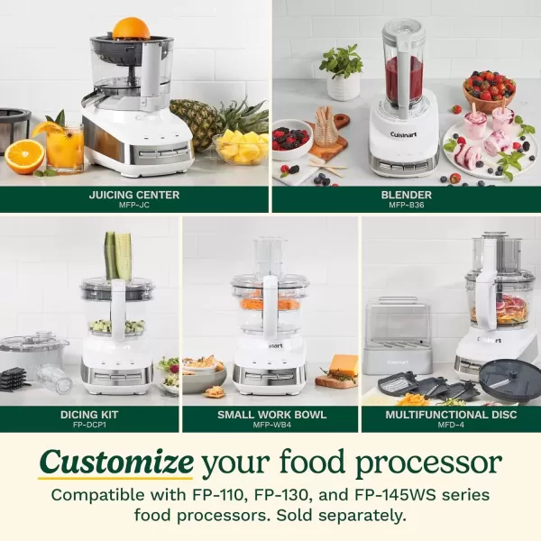 imageCuisinart FP110MB Core Custom 10Cup Multifunctional Food Processor Marine BlueWhite