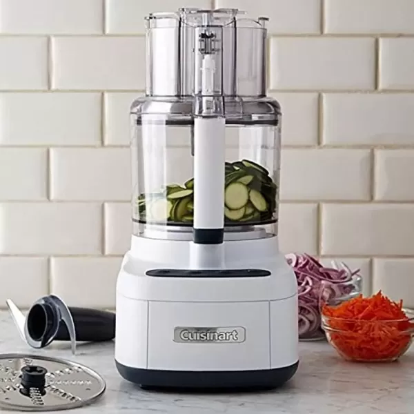 imageCuisinart FP11GMFR Food Processor Gunmetal RenewedGlossy White